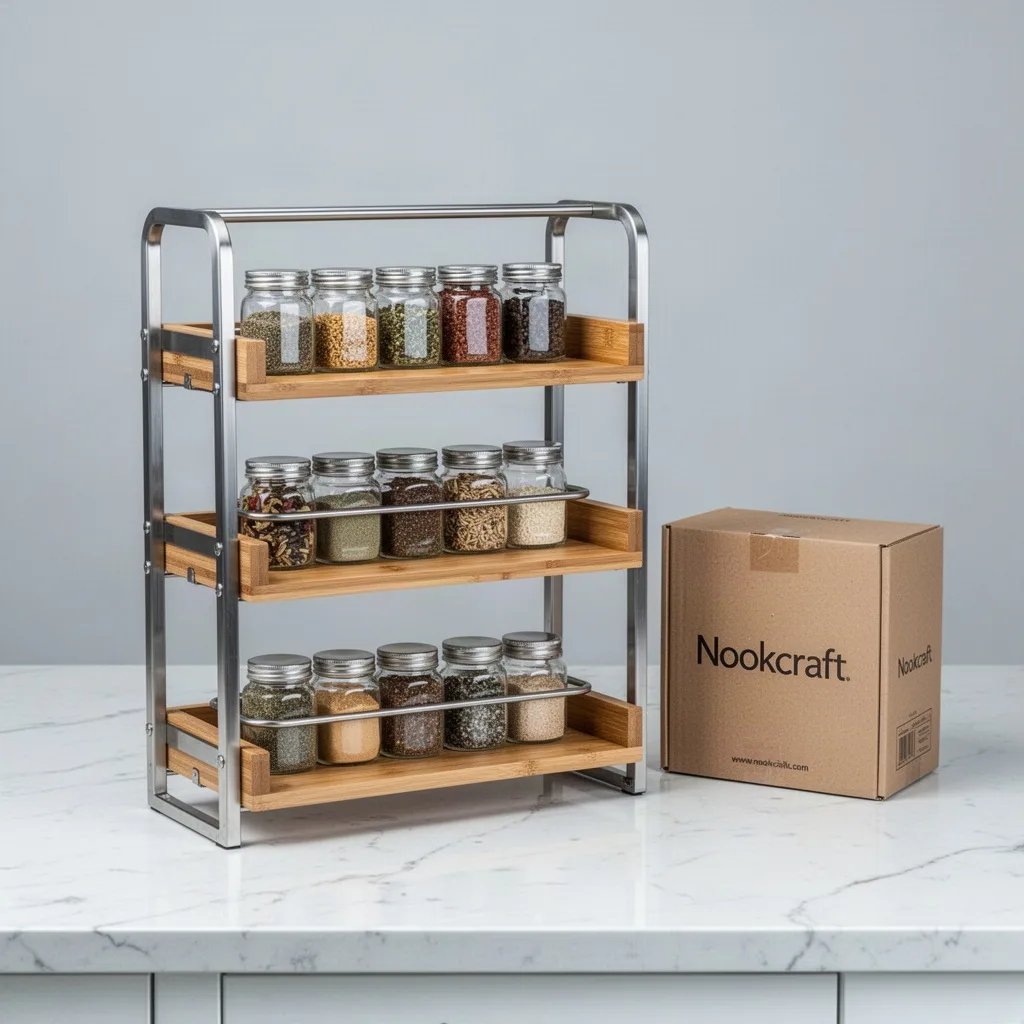 Nookcraft Tiered Spice and Seasoning Rack